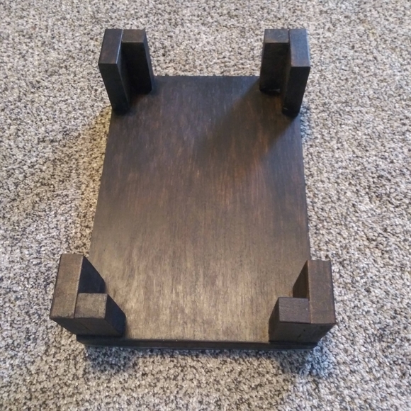 CUSTOM Pet Feeding Station Elevated Wood Art - Picture 12 of 17